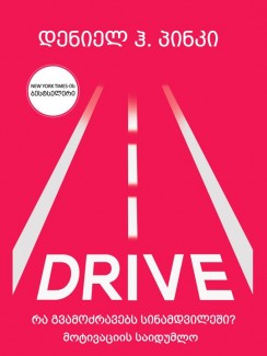 Drive – რა გვამოძრავებს სინამდვილეში? მოტივაციის საიდუმლო - დენიელ პინკი